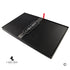 Large Jet Black Recycled Leather Placemats