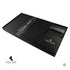Jet Black Recycled Leather Placemats and Coasters