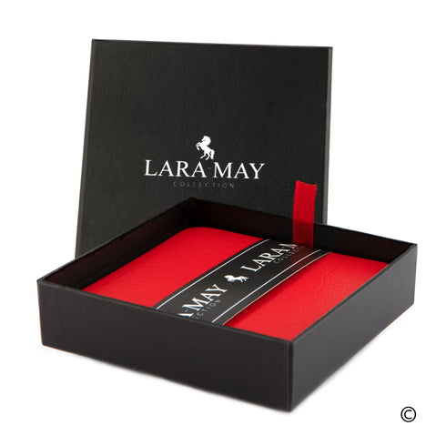 London Red Recycled Leather Coaster Sets