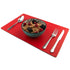 Large London Red Recycled Leather Placemats