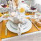 Large Mustard Yellow Recycled Leather Placemats