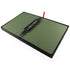 Large Olive Green Recycled Leather Placemats