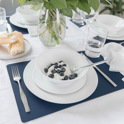 Large Royal Blue Recycled Leather Placemats