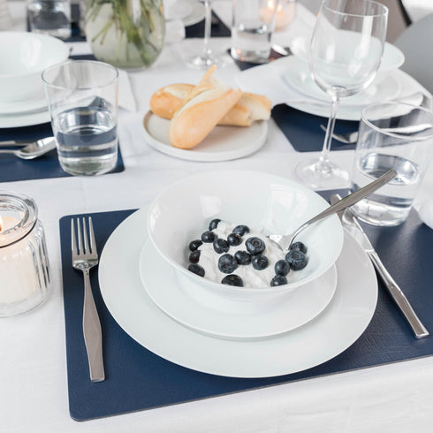 Large Royal Blue Recycled Leather Placemats