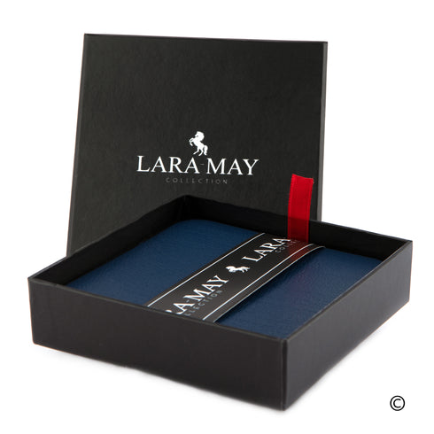 Royal Blue Recycled Leather Coaster Sets