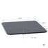 Slate Grey Recycled Leather Coaster Sets
