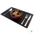 Large Jet Black Recycled Leather Placemats