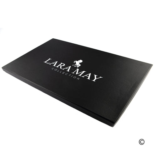 Large Jet Black Recycled Leather Placemats