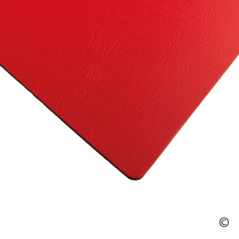 Large London Red Recycled Leather Placemats