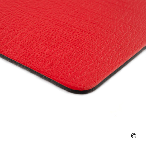 London Red Recycled Leather Placemats and Coasters
