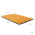 Mustard Yellow Recycled Leather Placemats and Coasters